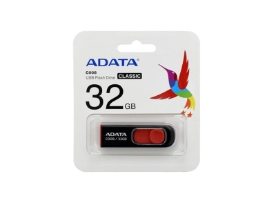 USB-накопитель ADATA AC008-32G-RKD 32GB Красный