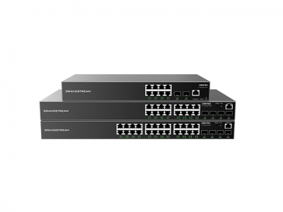 Grandstream GWN7801P, Enterprise Layer 2+ Managed Network Switch, 8-ports Gigabit Ethernet, PoE/PoE+ (120W), 2-SFP, Desktop, wall-mount