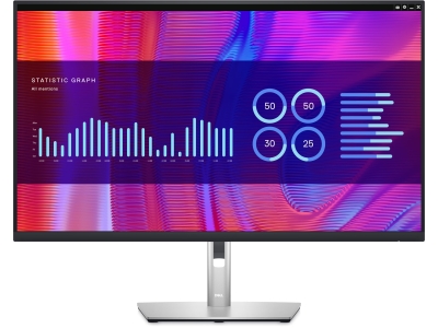 Монитор Dell 32 USB-C Hub - P3223DE-80.1см (31.5 дюйма)/IPS QHD 2560 x 1440 при 60 Гц/HDMI, DisplayPort 1.4, DisplayPort output, USB-C/4 x USB 3.2 Gen 1, RJ-45/Гарантия на 3 года.