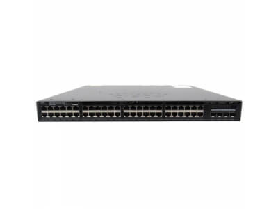 Коммутатор Cisco Catalyst 3650 (10/100/1000 Mbit, 4 SFP порта) WS-C3650-48PS-S