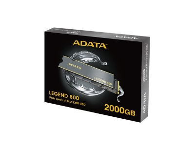 Твердотельный накопитель SSD ADATA LEGEND 800 ALEG-800-2000GCS 2TB PCIe Gen4x4 M.2