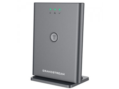 Grandstream DP752, беспроводная базовая станция DECT, 10 SIP-аккаунтов на одну базовую станцию, 5 DECT-телефонов на одну базовую станцию, включая зарядное устройство, поддержка PoE.
