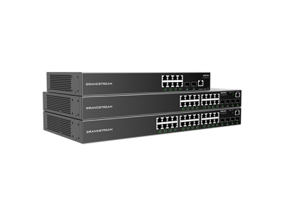 Grandstream GWN7802P, Enterprise Layer 2+ Managed Network Switch, 16-ports Gigabit Ethernet, PoE/PoE+ (240W), 4-SFP,Desktop, wall-mount, or rack-mount