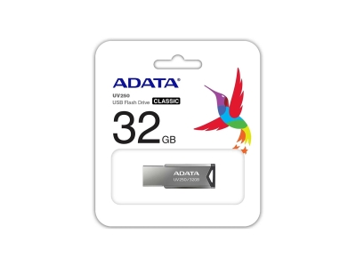 USB-накопитель ADATA AUV250-32G-RBK 32GB Серебристый