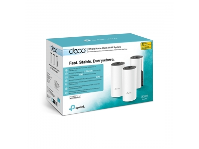 Беспроводная MESH-система Wi-Fi TP-Link Deco E4 (3 модуля)