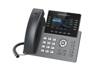 Grandstream GRP2615, IP-телефоны уровня переноса, 10 линейных клавиш, 5 учетных записей SIP, 40 цифровых клавиш BLF и Speed Dial, HD (с блоком питания)