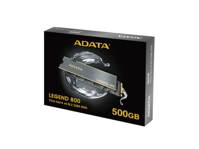 Твердотельный накопитель SSD ADATA LEGEND 800 ALEG-800-500GCS 500GB PCIe Gen4x4 M.2