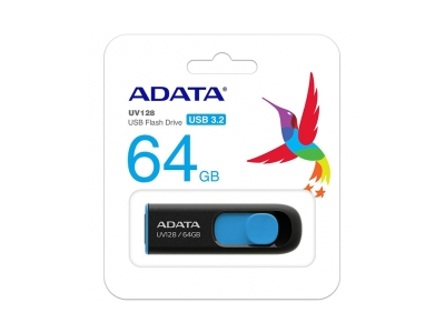 USB-накопитель ADATA AUV128-64G-RBE 64GB Черный