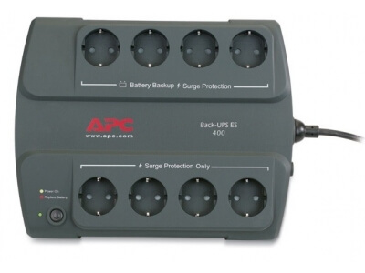 APC Back-UPS ES, OffLine, 400VA / 240W BE400-RS