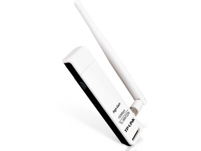 TP-Link 150 Мбит/с Беспроводной USB-адаптер серии N высокого усиления с подставкой (TL-WN722N(EU))
