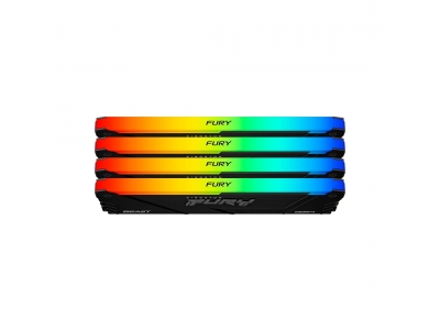 Комплект модулей памяти Kingston FURY Beast RGB KF436C18BB2AK4/128 DDR4 128GB (Kit 4x32GB) 3600MHz