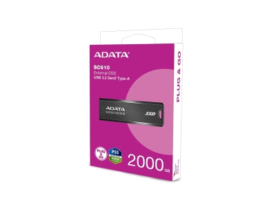 Внешний SSD диск ADATA 2TB SC610 Черный