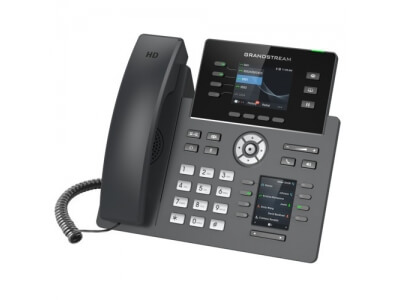 Grandstream GRP2614, IP-телефоны уровня переноски, 4 клавиши линий, 4 учетные записи SIP, 24 цифровых клавиши BLF и быстрого набора, HD (с блоком питания)
