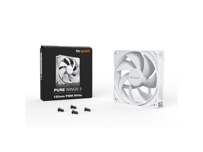 Вентилятор для компьютерного корпуса Bequiet! Pure Wings 3 120mm PWM White