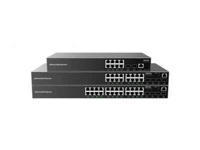 Grandstream GWN7802P, Enterprise Layer 2+ Managed Network Switch, 16-ports Gigabit Ethernet, PoE/PoE+ (240W), 4-SFP,Desktop, wall-mount, or rack-mount