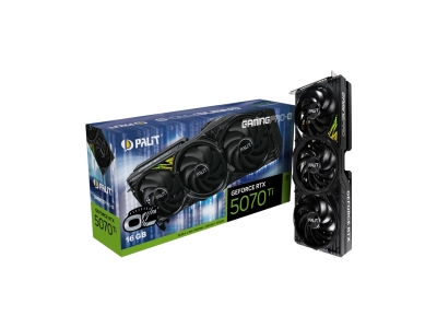 Видеокарта PALIT RTX5070Ti GAMINGPRO-S OC 16GB (NE7507TS19T2-GB2031U)
