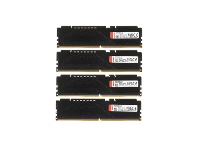 Комплект модулей памяти Kingston FURY Beast KF556C40BBK4-128 DDR5 128GB (Kit 4x32GB) 5600MHz