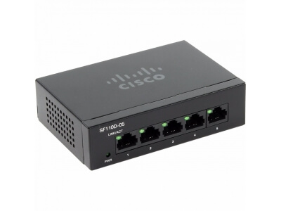 Коммутатор Cisco SF110D-05 (10/100 Mbit) SF110D-05-EU