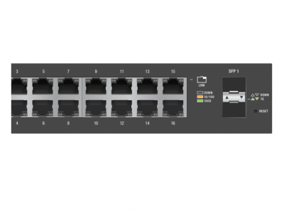 Коммутатор Ubiquiti  EdgeSwitch 16-port PoE (150W Model)ES-16-150W