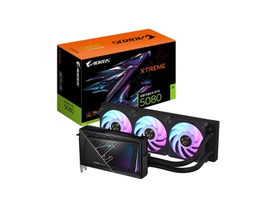 Видеокарта Gigabyte (GV-N5080AORUSX W-16GD) RTX5080 AORUS XTREME WATERFORCE 16G
