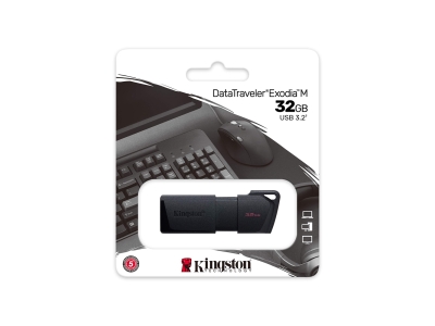 USB-накопитель Kingston DTXM/32GB 32GB Чёрный