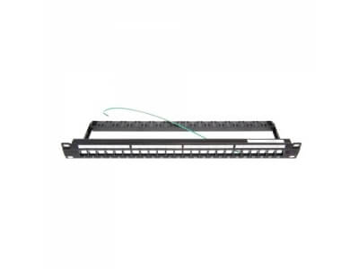 Patch panel AMP open 24xRJ45 UTP/STP SL&TWIST plastic cable holder