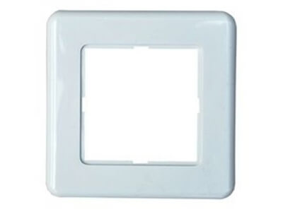 Frame for AMP DIN outlet 80x80, white EINFACH-RAHMEN