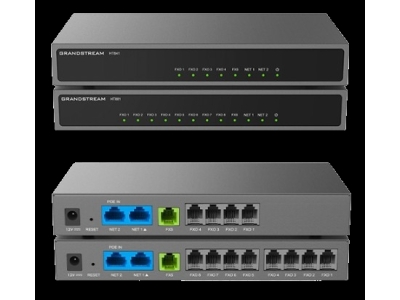 Grandstream HT841 FXO VoIP Gateway, 4x FXO, 2x GbE, 12V/1A PSU