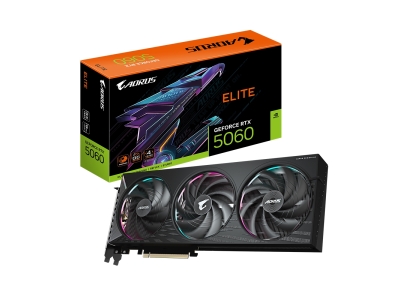 Видеокарта Gigabyte (GV-N5060AORUS E-8GD) RTX5060 AORUS ELITE 8G