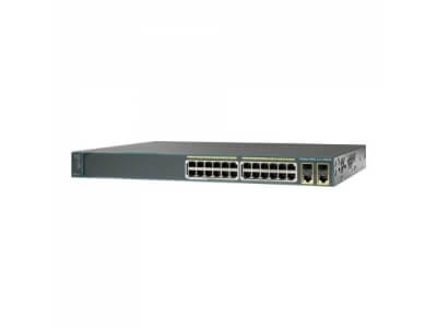 Cisco  Catalyst 2960 Plus 24 10/100 PoE + 2 T/SFP LAN Base