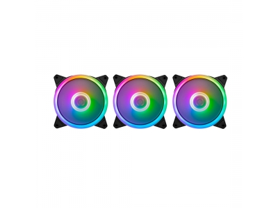 Комплект кулеров для компьютерного корпуса 1STPLAYER FIREMOON M1 COMBO 3в1