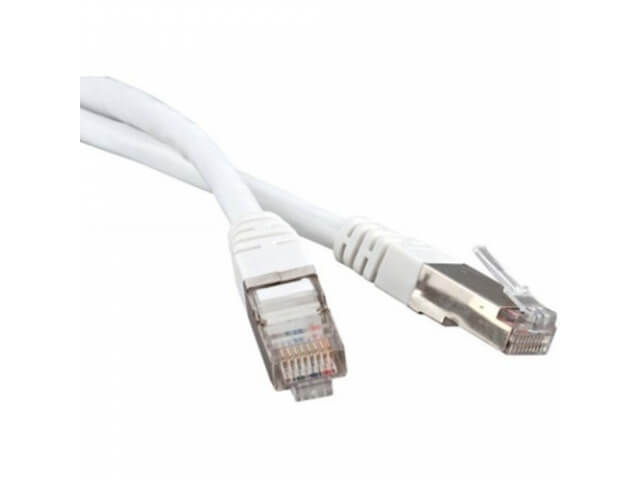 Patch cord AMP RJ45 C6a S/FTP LZ SR Wh 1,0 m