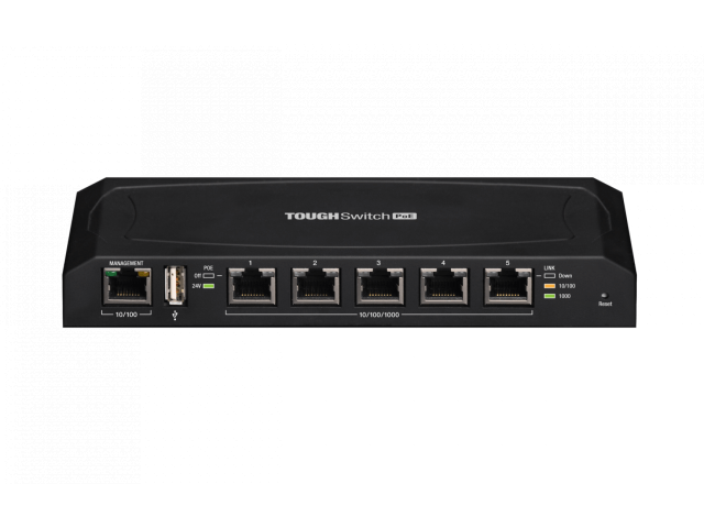 Коммутатор Ubiquiti  ToughSwitch, 5-Port, PoE TS-5-POE