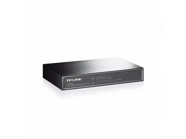 TP-Link TL-SF1008P 8-портовый 10/100 Мбит/с настольный PoE коммутатор