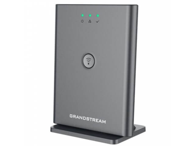 Grandstream DP752, беспроводная базовая станция DECT, 10 SIP-аккаунтов на одну базовую станцию, 5 DECT-телефонов на одну базовую станцию, включая зарядное устройство, поддержка PoE.
