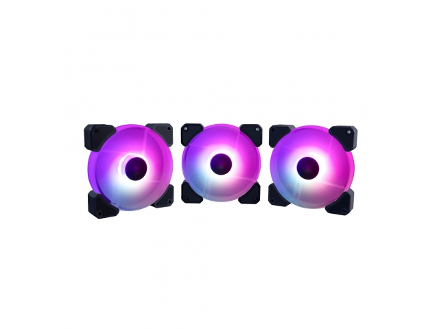 Комплект кулеров для компьютерного корпуса 1STPLAYER CC COMBO 3в1