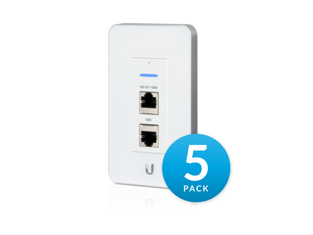 Ubiquiti UniFi AP, In-Wall, 5-Pack UAP-IW-5