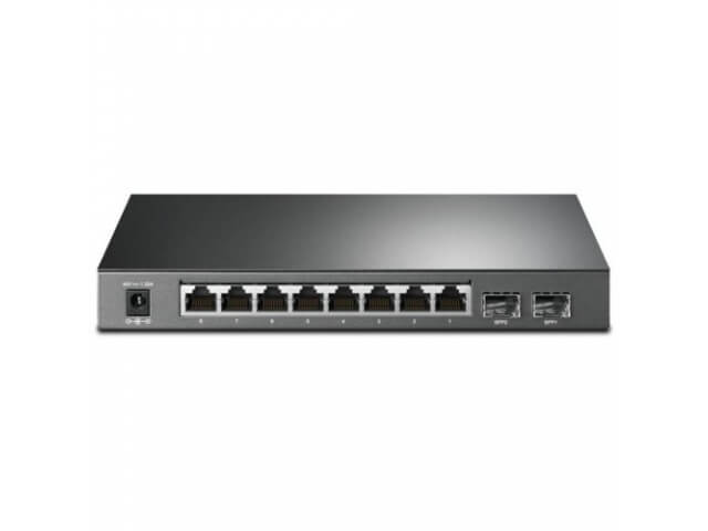 T1500G-10PS(UN) JetStream 8-Port Gigabit Smart PoE Switch with 2 SFP Slots T1500G-10PS(UN)