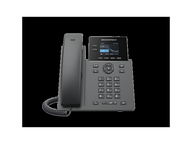 Grandstream GRP2610P, Профессиональный телефон P, 2 SIP аккаунта, 2 линии, 2x Ethernet 10/100 PoE, 320x240 (2.4