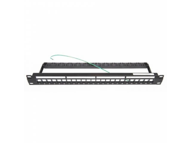 1U 24-PORT STP E SERIES PATCH PANEL