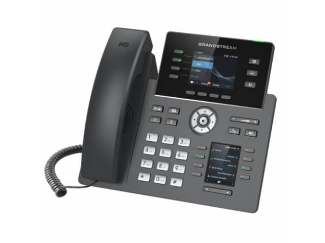 Grandstream GRP2614, IP-телефоны уровня переноски, 4 клавиши линий, 4 учетные записи SIP, 24 цифровых клавиши BLF и быстрого набора, HD (с блоком питания)