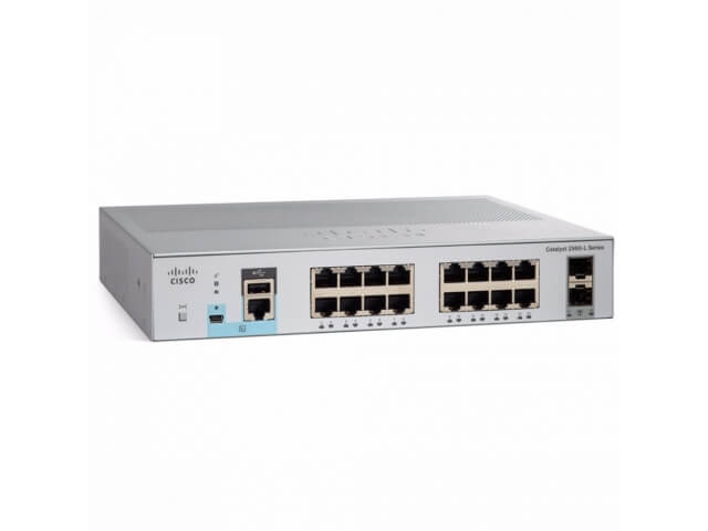 Коммутатор Cisco Catalyst 2960L 16PS-LL (10/100/1000 Mbit)