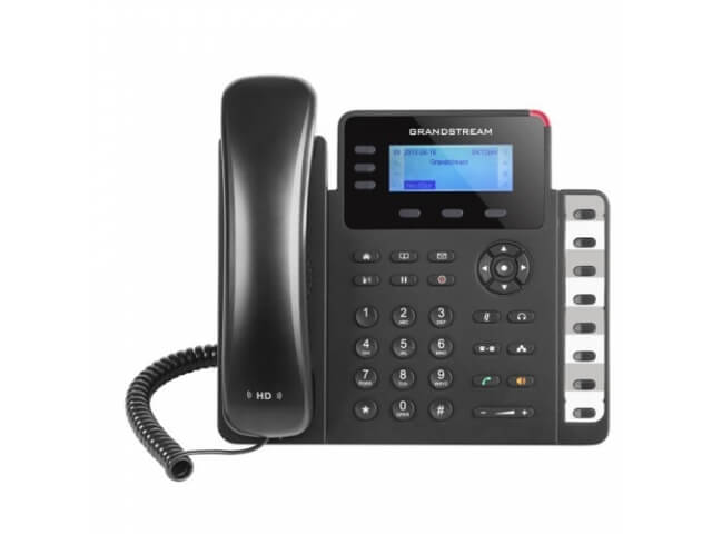 Grandstream GXP1630, HD IP-телефон для малого и среднего бизнеса, 3 программные клавиши с двуцветной подсветкой LED, два коммутируемых порта Ethernet 10/100/1000, HD (с блоком питания)