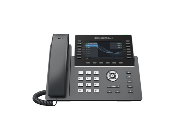 Grandstream GRP2650, телефоны Carrier-Grade IP, 14 линейных кнопок, 6 учётных записей SIP, 48 цифровых BLF и клавиш быстрого доступа, HD (с блоком питания)