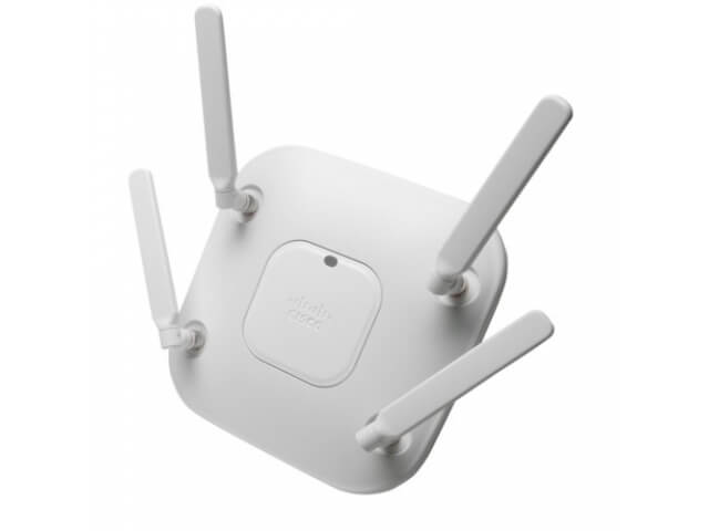 Cisco 802.11n CAP w/CleanAir; 4x4:3SS; Mod; Ext Ant; E Reg Domain