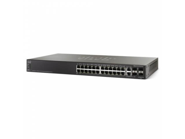 Коммутатор Cisco Small Business SG500-28-K9-G5 (10/100/1000 Mbit) SG500-28-K9-G5