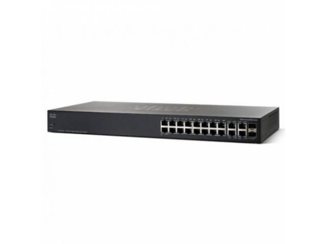Коммутатор Cisco Small Business SG300-20 (10/100/1000 Mbit)  SRW2016-K9-EU