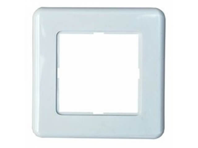 Frame for AMP DIN outlet 80x80, white EINFACH-RAHMEN