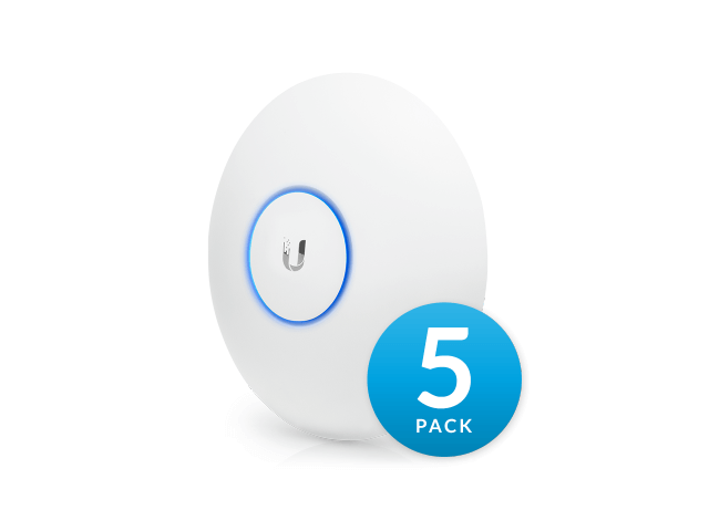 Ubiquiti UniFi AP, AC Long Range, 5-Pack, PoE Not Included UAP-AC-LR-5-EU